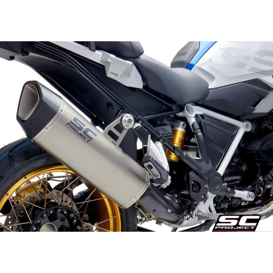 SCプロジェクト BMW R1250GS 19-20 SC1-R GT スリップオンサイレンサー チタン B30A-105Tの画像