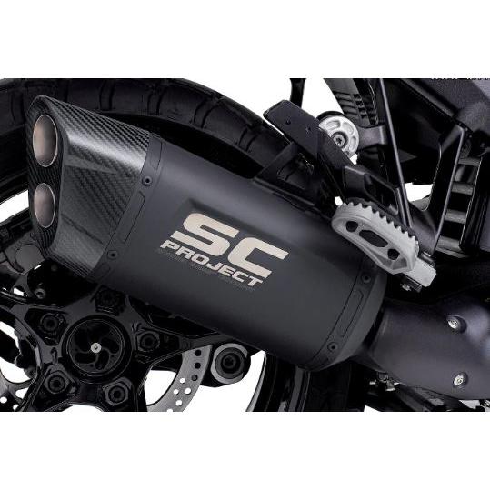 公道走行可 R1300GS 23-26 SC Project アドベンチャー R スリップオン ”ブラックエディション” B40A-T153MB-Lの画像