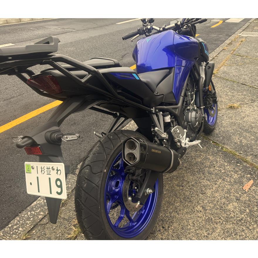 即納】YZF-R3 2025 政府認証(JMCA) Badassエキゾースト ブラック