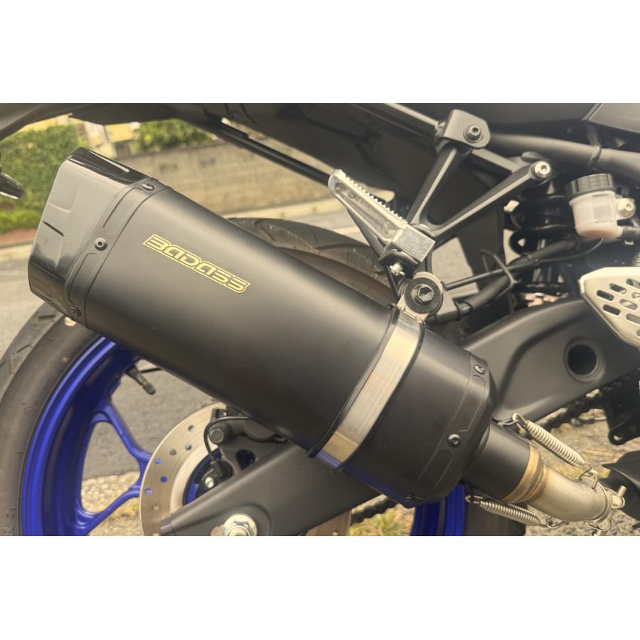 即納】YZF-R3 2025 政府認証(JMCA) Badassエキゾースト ブラック