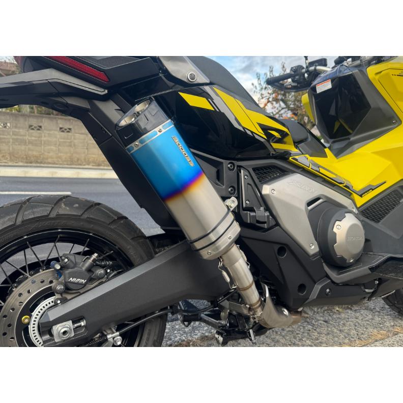 即納】X-ADV 2025 政府認証(JMCA) Badassエキゾースト マットブルー