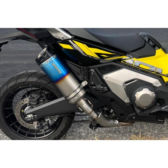 X-ADV(25年以降)　スリップオンマフラー(JMCA対応) 即納】X-ADV 2025 政府認証(JMCA) Badassエキゾースト マットブルー