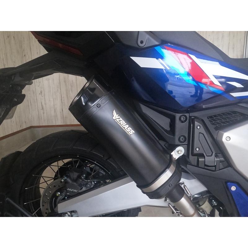 X-ADV(25年以降)　スリップオンマフラー(JMCA対応) 即納】X-ADV 25-26 政府認証(JMCA) VZRIASS ブラック スリップオン