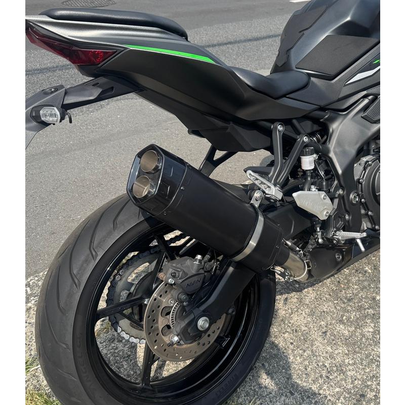 大和 ZX-4R SE 24-25 政府認証(JMCA) Badass マットステンレス スリップオン