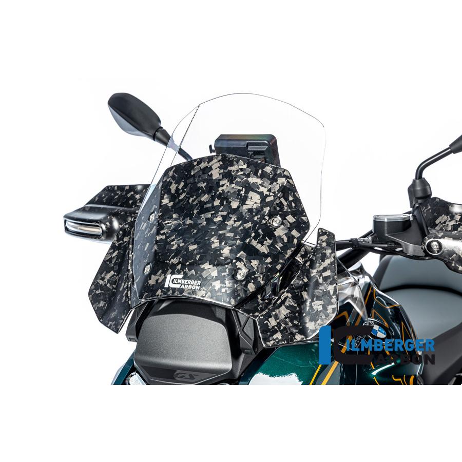 Ilmberger R1300GS 23-24 ウインドプロテクター 左 BDC(ブラックダイヤモンドカーボン仕上げ) マット (艶なし) BM.WAL.002.R23GS_3