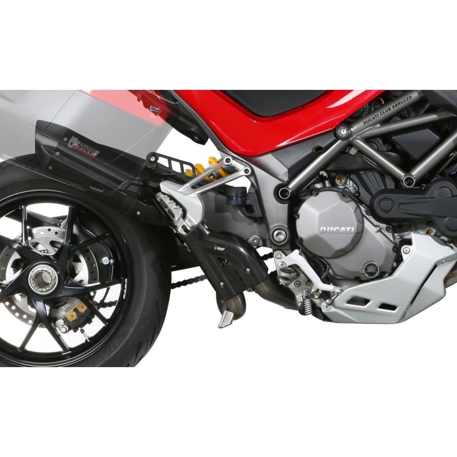 Mivv (ミヴ) Multistrada1200 15-17 スリップオン SUONO BLACK+No Katパイプ ブラックステン D.033.S9