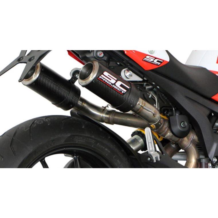 SCプロジェクト モンスター696 2008-2014 CR-T ツインスリップオン