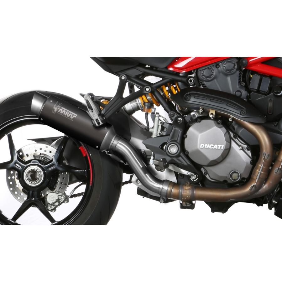 Mivv モンスター1200 2017-2021 スリップオン(触媒なし) GP PRO BLACK ブラック ステンレス D.041.LXBP