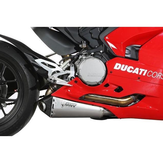Mivv Exhaust PanigaleV2 2020-2024 スリップオン (触媒なし) DELTA RACE ステン D.046.LDRX