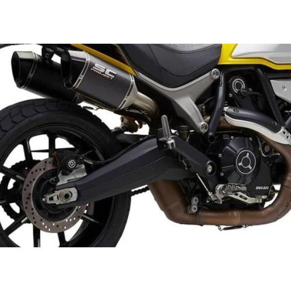 【早い者勝ち！】 公道走行可 Ducati スクランブラースポーツ 18-19 SC Project MTR ツイン スリップオン D29-110C 【1825545711】(64372円)