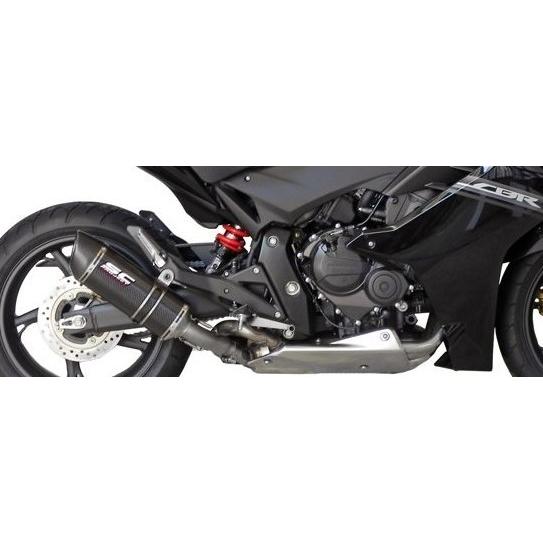 SC事業計画 オーバル えり巻き HONDA CBR600F H02-12C 車、バイク、自転車-スリップオンマフラー