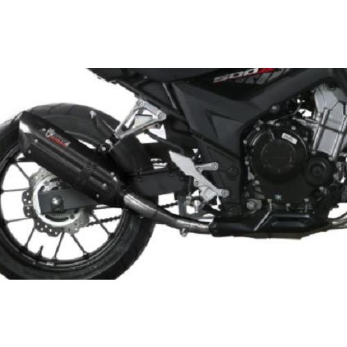 Mivv CB500X 17-22 スリップオン ブラックステンレス H.067.L9