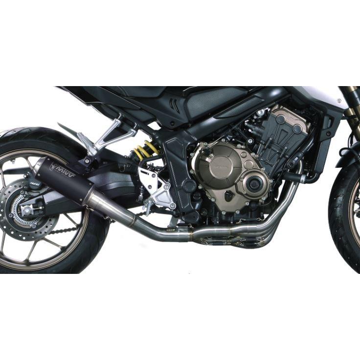 CB650r MIVVフルエキ Mivv CB650R 19-23 フルエキ DELTA RACE (触媒なし) ステンレス