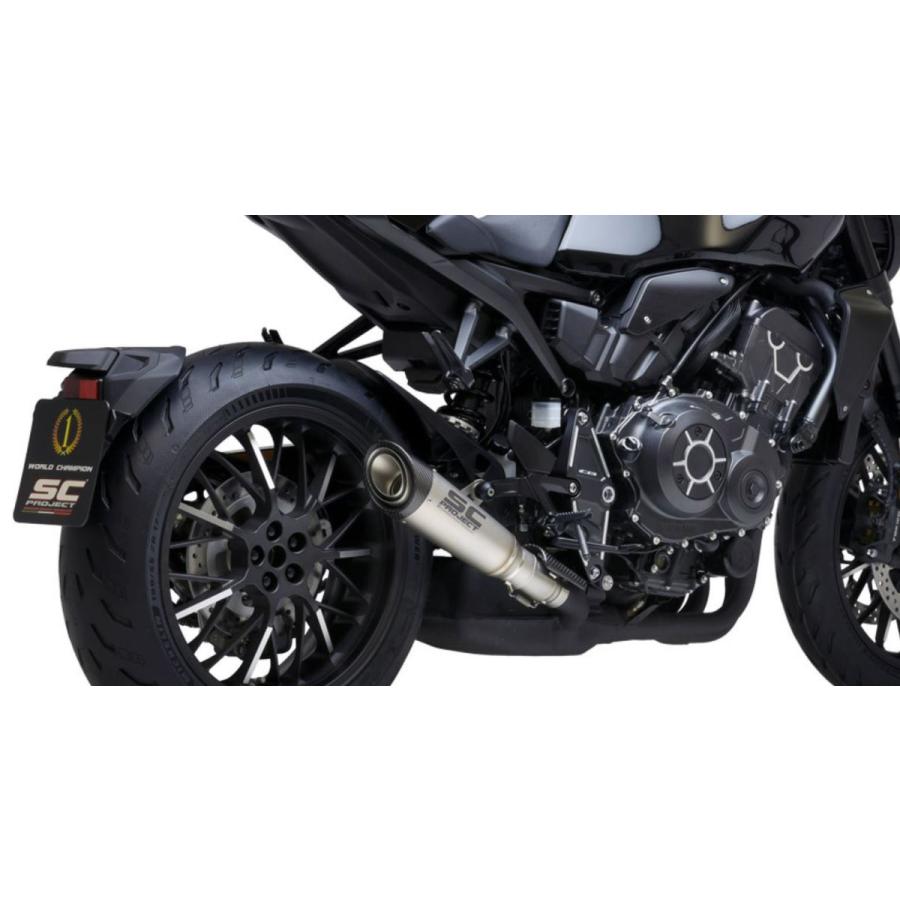 SCプロジェクト Honda CB1000R 21-25 S1サイレンサー \u0026 フルチタンリンクパイプ  H27B-T41T
