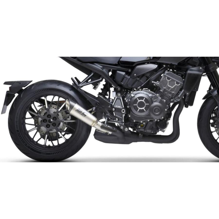 SCプロジェクト Honda CB1000R 21-25 S1サイレンサー \u0026 フルチタンリンクパイプ  H27B-T41Tの画像