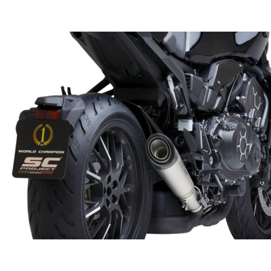 SCプロジェクト Honda CB1000R 21-25 S1サイレンサー \u0026 フルチタンリンクパイプ  H27B-T41Tの画像