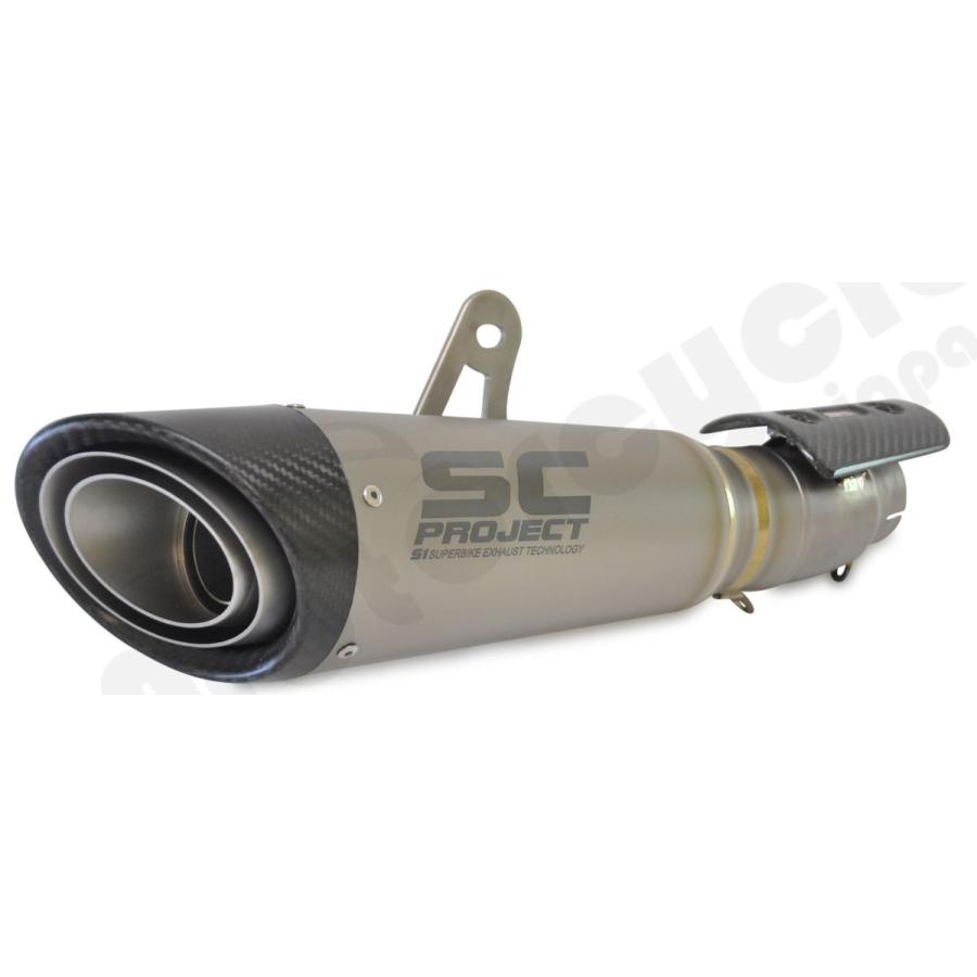SCプロジェクト Honda CB1000R 21-25 S1サイレンサー \u0026 フルチタンリンクパイプ  H27B-T41Tの画像