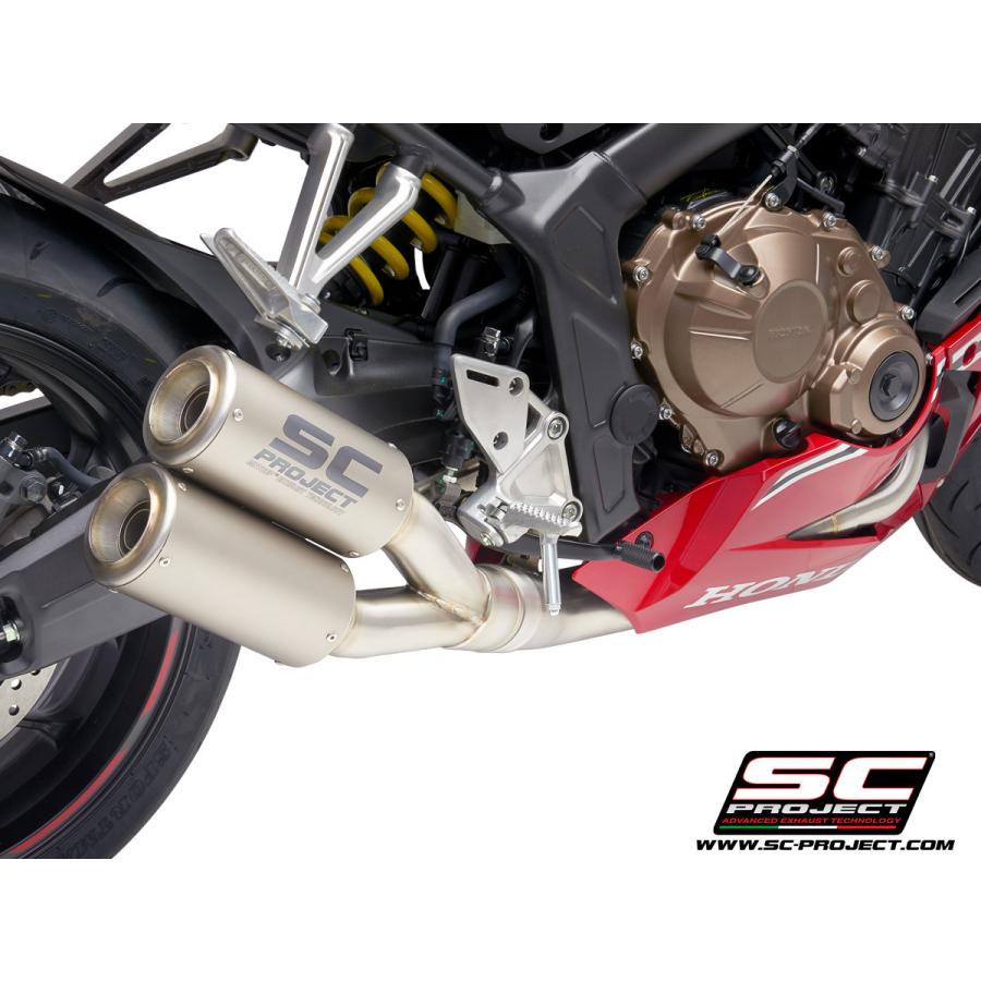Honda CBR650R用LCIパーツフルエキ（サイレンサー2個）