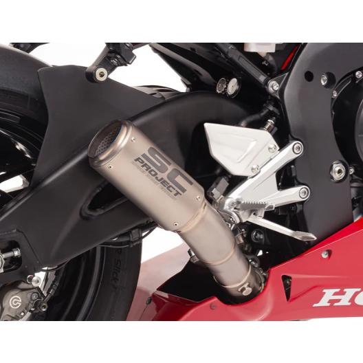 CBR1000RR-R Fireblade 24-26 CR-T スリップオン & 排気バルブ付き フルチタンリンクパイプ SCプロジェクト H54A-VT36Tの画像