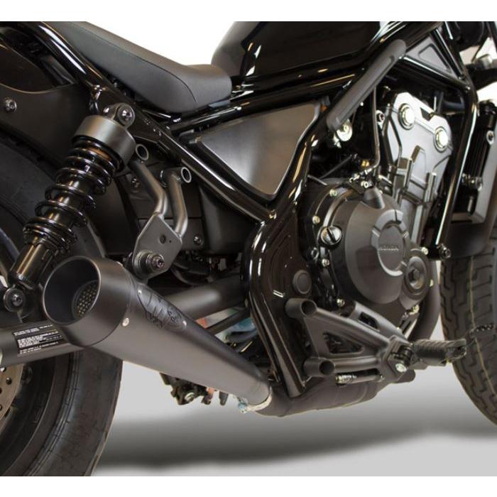 M4 Exhaust Rebel500 2017-2024 スリップオン ブラック HO1012