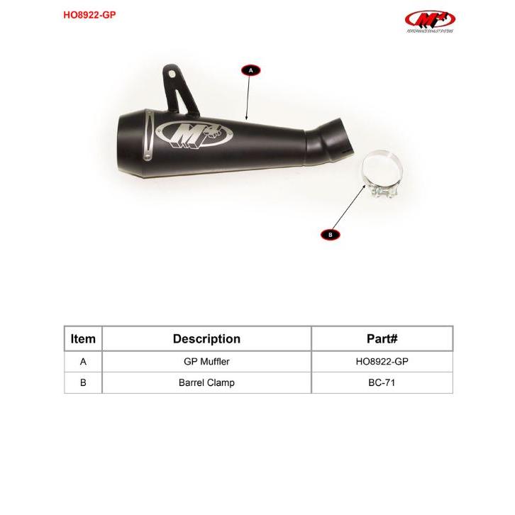 M4 Exhaust CBR1000RR 2017-2023 スリップオン GP ブラック