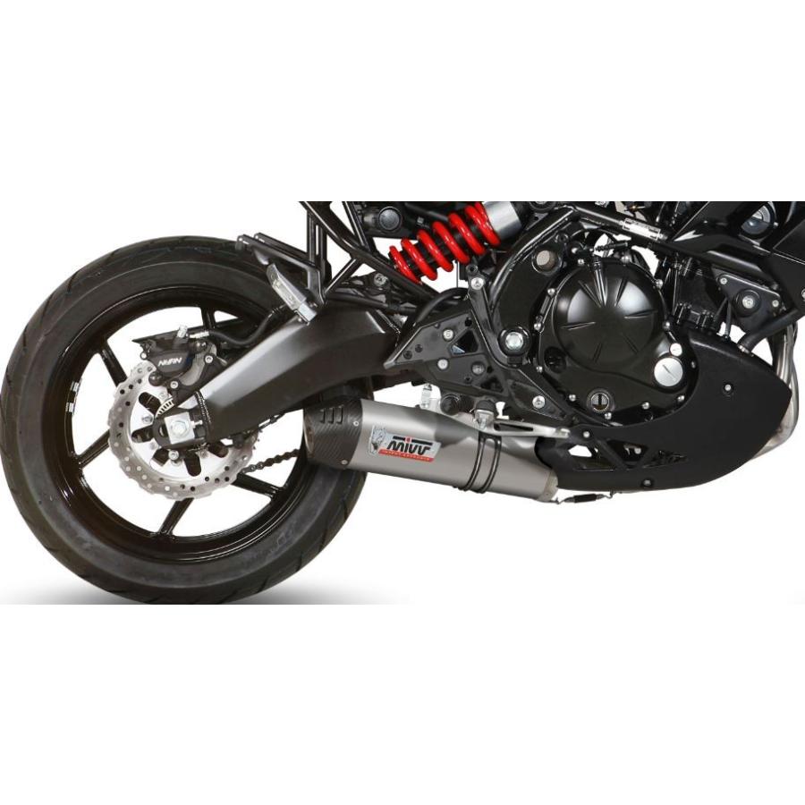 Mivv Versys650 2015-2021 フルシステム OVAL (触媒なし) チタン
