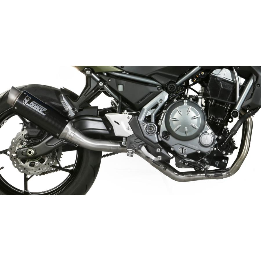 Mivv Ninja650 17-23 盛りだくさん取り合わせ GP PRO (触媒あり) 炭素 K.044.L2P-ACC.049.A1 バイク-スリップオンマフラー