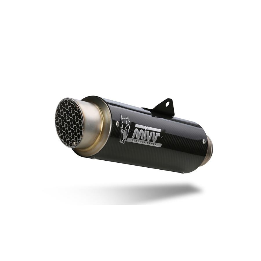 車検対応 Mivv Exhaust Z900RS 18-25 スリップオン GP PRO カーボン K.046.L2P 政府認証(JMCA)モデルの画像