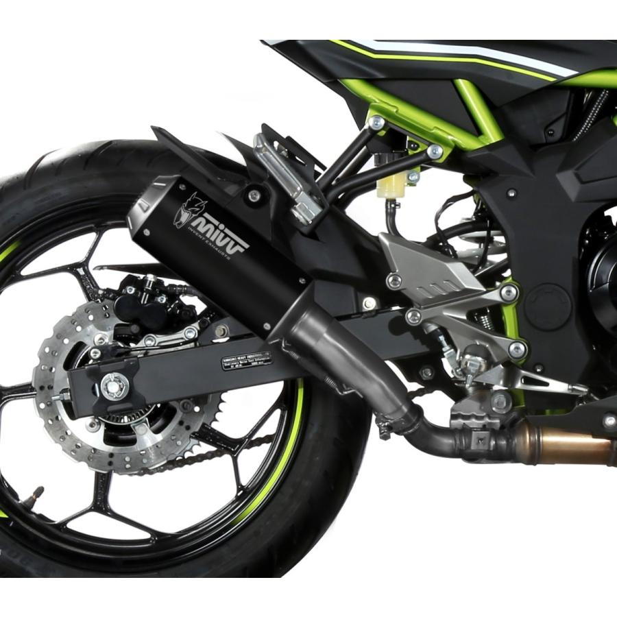 Mivv Z125 19-24 スリップオン MK3 BLACK ブラックステンレス K.048