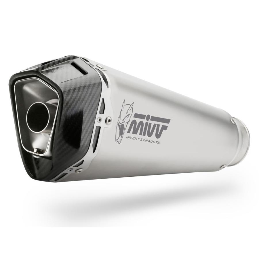 即納】Mivv Exhaust ZX-6R 2019-2021 スリップオン GP PRO ブラック