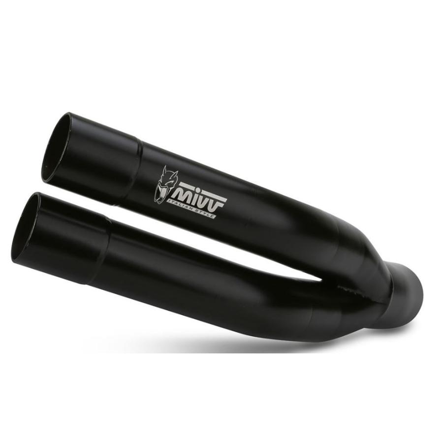 Mivv Z900 2020-2024 スリップオン DOUBLE GUN BLACK ブラックステンレス K.052.SDGB_2