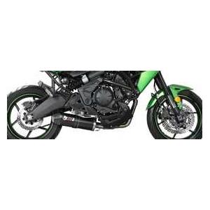 Mivv Versys650 24-26 フルシステム OVAL(触媒付) ステンレスブラック K.059.LZC+ACC.077.A1の画像
