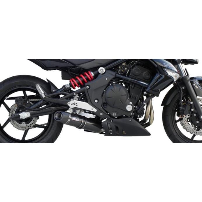 SC事業計画 オーバル スリップオン チタン kawasaki VERSYS 05-11 K10-01T 車、バイク、自転車-スリップオンマフラー-バイク