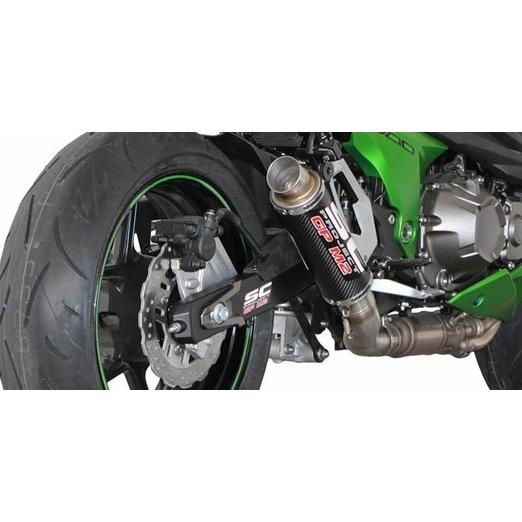 SC事業計画 Z800(ZR800A-D) 2012-2016 GP M2 スリップオンマフラー 炭素 K15-18C マフラー-バイク