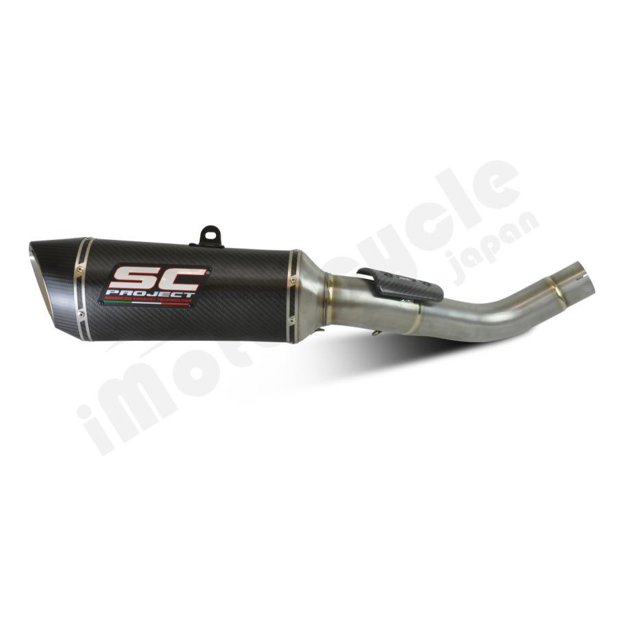 ZX-10R 17-20 スリップオンサイレンサー & フルチタン キャタライザーキャンセルパイプ SCプロジェクト SC1-R K22A-DET91Cの画像