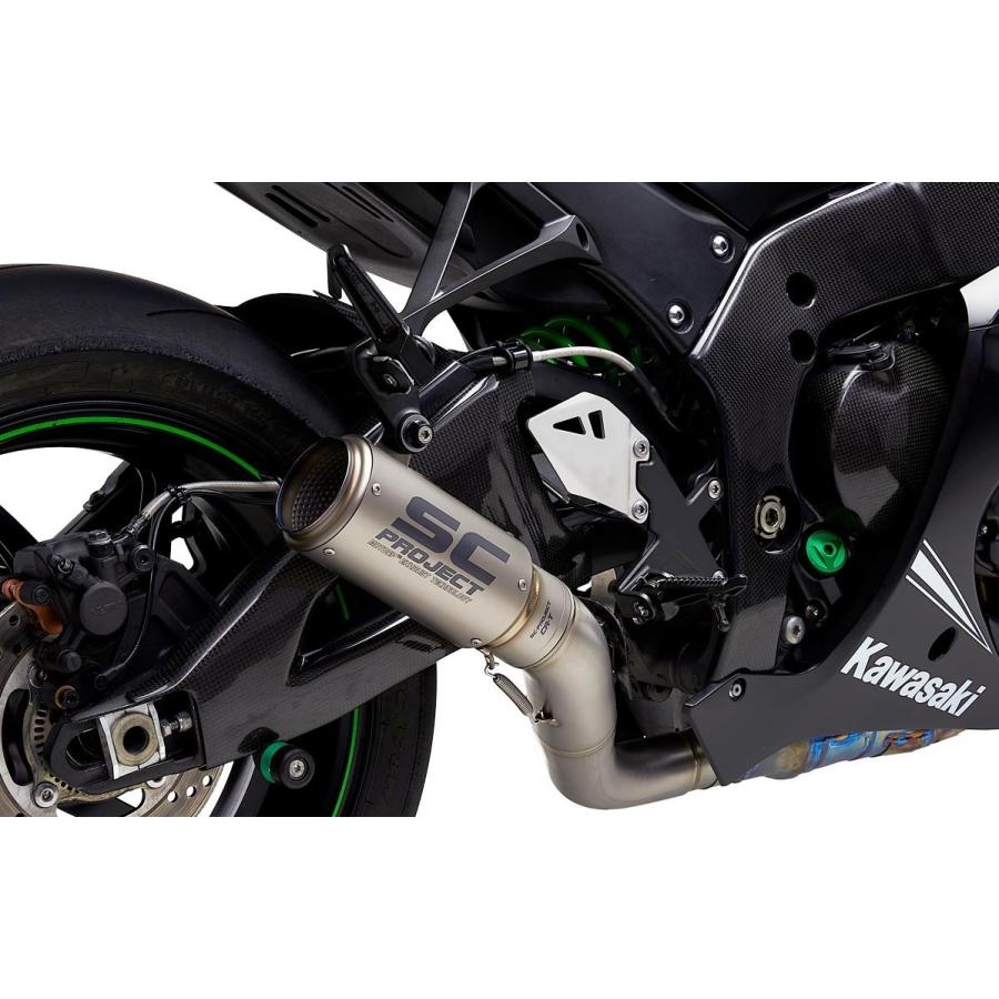 SCプロジェクト ZX-10R 2016 CR-T ＆ キャタライザーキャンセラーリンクパイプ フルチタン K22B-DET36T｜gigastation