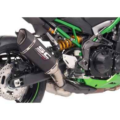 Z900 2020 公道走行可 スリップオンサイレンサー \u0026 フルチタンリンクパイプ SCプロジェクトSC1-R K34A-T90Cの画像