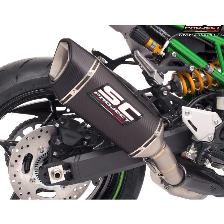 Z900 2020 公道走行可 スリップオンサイレンサー \u0026 フルチタンリンクパイプ SCプロジェクトSC1-R K34A-T90Cの画像