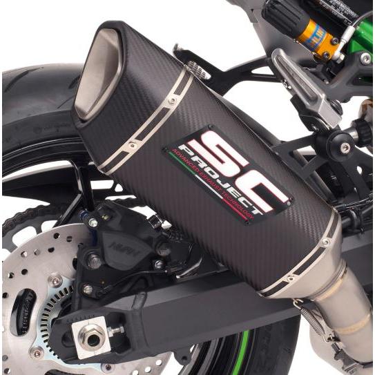 Z900 20-24 公道走行可 スリップオンサイレンサー \u0026 フルチタンリンクパイプ SCプロジェクト SC1-R K34B-T90Cの画像
