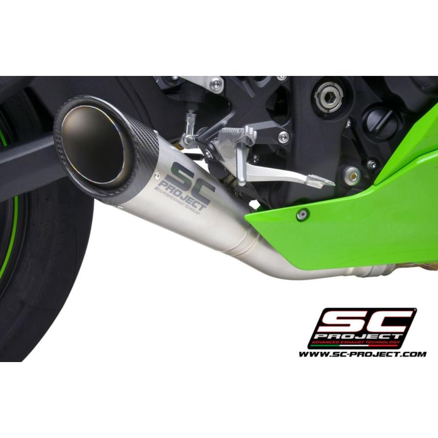 SCプロジェクト ZX-10R 21-24 S1 スリップオン & フルチタン キャタライザーキャンセルパイプ  K38A-DET41Tの画像