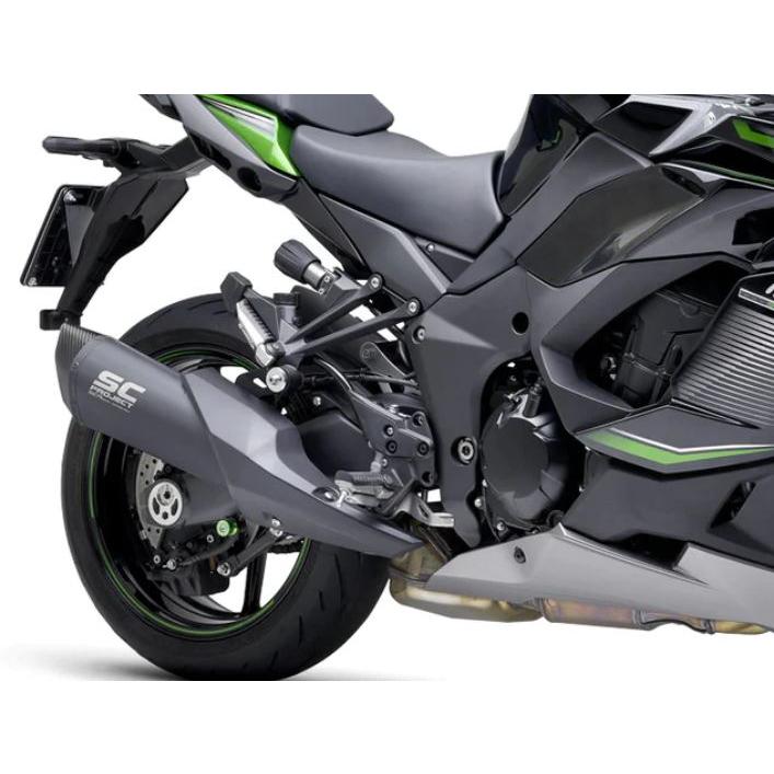 公道走行可 NINJA 1000SX 2020 SC Project SC1-R スリップオン ”ブラックエディション” K41A-93MBの画像