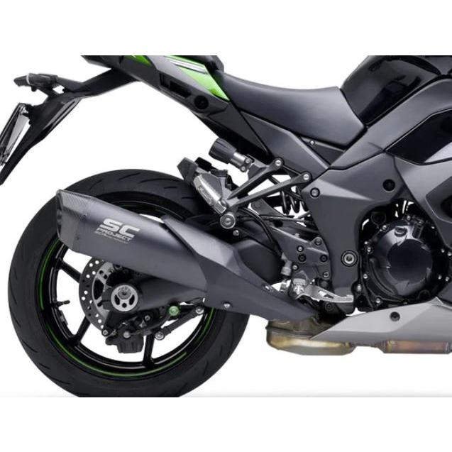 公道走行可 NINJA 1000SX 21-24 SC Project SC1-R スリップオン ブラックエディション K41B-93MBの画像