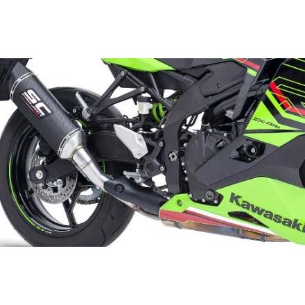 Ninja ZX-4R/SE/RR 24-26 公道走行可 スリップオンサイレンサー SCプロジェクト SC1-S K42A-125Cの画像