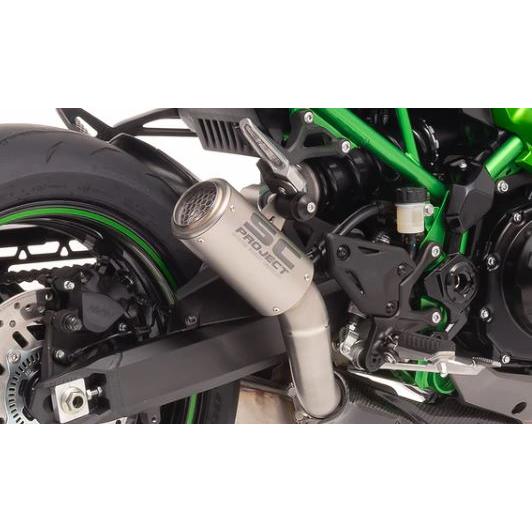 Z900 25-26 公道走行可 スリップオン & フルチタンリンクパイプ SCプロジェクト CR-T K43A-T36TRの画像