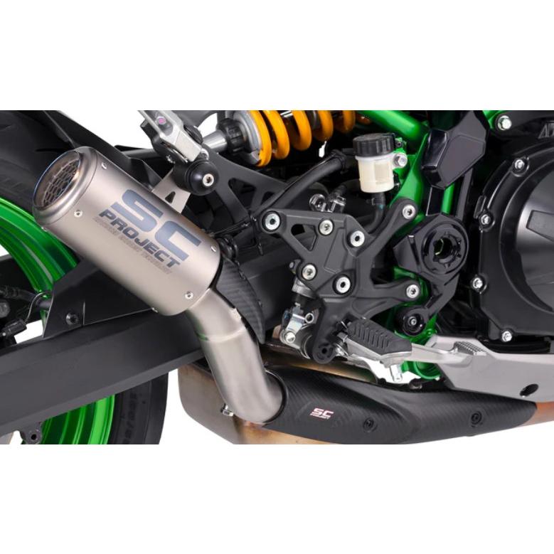 Z900 25-26 公道走行可 スリップオンサイレンサー & フルチタンリンクパイプ SCプロジェクト CR-T K43A-T36TRPの画像