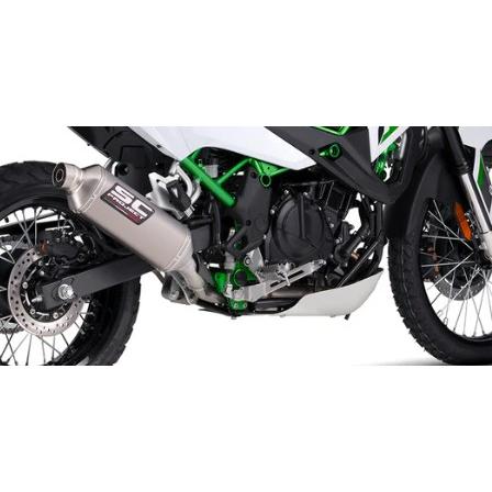 KLE500 2026 公道走行可 ラリーレイド スリップオンサイレンサー SCプロジェクト K46A-100Tの画像