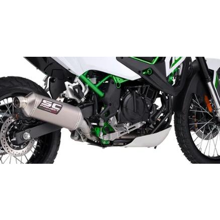 KLE500 2026 公道走行可 ラリーレイド スリップオンサイレンサー SCプロジェクト K46A-100Tの画像