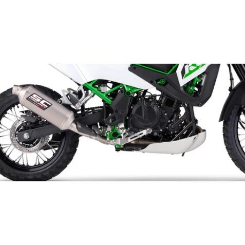 KLE500 2026 公道走行可 ラリーレイド スリップオンサイレンサー SCプロジェクト K46A-100Tの画像