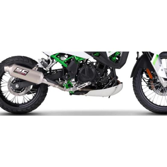 KLE500 2026 公道走行可 ラリーレイド スリップオンサイレンサー SCプロジェクト K46A-100Tの画像