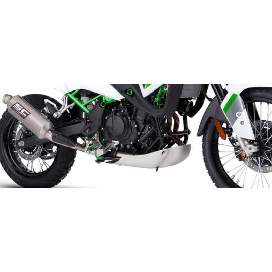 KLE500 2026 公道走行可 ラリーレイド スリップオンサイレンサー SCプロジェクト K46A-100Tの画像